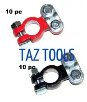20 pc set Battery Terminal Color code Top Post 10 Red Positive 10 Black Ground