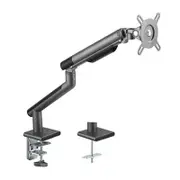 Brateck LDT49-C012-B Single Monitor Premium Slim Aluminum Spring-Assisted Monitor Arm - Grey