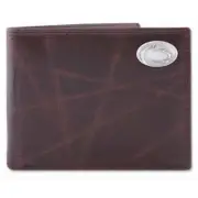 ZeppelinProducts PSU-IWT1-WRNK-BRW Penn State Passcase Wrinkle Leather Wallet