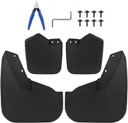 Mudguards Mudflaps Fender Front Rear Mud Flap Splash Guards Auto Accessories, Compatible For Ford Transit Custom Tourneo 2012~2023 1915641(4pcs-with pliers)