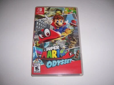 ORIGINAL Replacement Case Box Artwork Insert Nintendo Switch Super Mario Odyssey