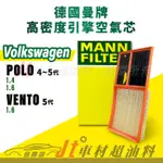 JT車材台南店- MANN空氣芯 福斯 VW POLO VENTO