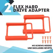 2.5" to 3.5" Bay SSD Flex Hard Drive HDD Mounting Bracket Adapter Dock / Tray