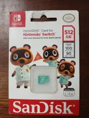 SanDisk 512GB MicroSDXC Card for Nintendo Switch - Animal Crossing - BRAND NEW!!