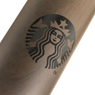 2019新款星巴克 Starbucks 16z 原木拎繩 不銹鋼 保溫杯 隨行杯 木紋 保溫瓶【堤緹美妍】