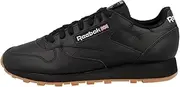 [Reebok] Men's Classic Leather Trainers, Intense White/Gum
