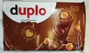 One Pack of Ferrero DUPLO chocolate (5 Bars) — 4.58 oz. 130g