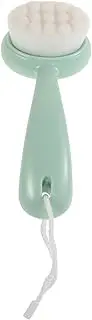 Beaupretty Exfoliator Brush Ergonomic Handle for Blackhead Removal and Deep Cleansing Water-friendly Facial Cleansing Tool Light Green