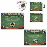 Actual Deck of 54 Playing Cards Scratch Off Game Tickets Game Happy Birthday