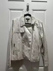 Ann Taylor Moto Jacket NWT Sz. 16 Light Tan