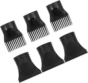 Hair Dryer Nozzle for Curly Hair 6pcs Diffuser Set Blow Dryer Straightening Attachment Home Use