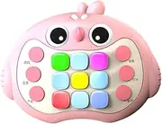 Quick Push Game - Multifunctional Fast Push Console Game Rhythm Game Machine,Quick-Push Game Console Educational Games with with Light and Music for Kids Adults