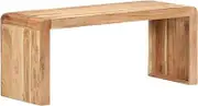 Bench 110x38x46 cm Solid Acacia Wood Storage Furniture