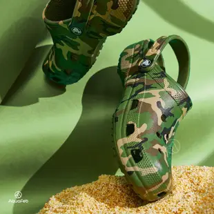 Crocs Printed Camo 男女 棕/綠迷彩 卡駱馳 涼拖鞋 206454-260 206454-3TC