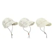 Travel Beach Hat Fisherman Caps 2-6T Infants Kids Sun Protections Ponytail Caps