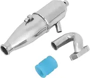 Aluminum Side Exhaust Pipe for 1/10 HSP RC Nitro Buggy Car Parts Truck Engine Parts