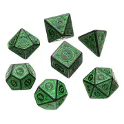 7 Pcs for TRPG DND Dice Set Acrylic Multi-Sided 7-Die D4-D20 Polyhedral3010