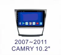 在飛比找Yahoo!奇摩拍賣優惠-大新竹汽車影音 tOYOTA 07-11年CAMRY安卓機 