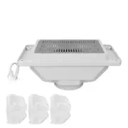 Nail Dust Collector Electric Powerful Nail Dust Suction Cleaner Extractor for Nail Salon Home UseEU Plug 220V