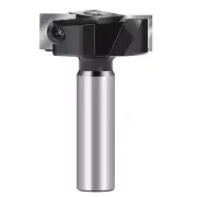 Durable CNC 4 Blade Cutter Router Bit 1/2" Shank 2+2 Inserts Cutter Planing Bit
