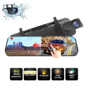 1080 HD Car dual lens 10 "full screen dashcam front/Rear Video Recorder Camera