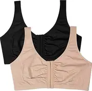 [Fruit of the Loom] Women's Front Close Sports Bra (2 Pack)
