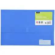 J.Burrows Recycled Foolscap Document Wallet Blue