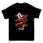 Santa Devouring His Cookies T-shirt