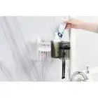 Toothbrush Holder Set Suction Cup Wall Mounted and Toothpaste Organizer