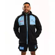 Cronulla Sharks 2024 NRL Classic Players Wet Weather Jacket Sizes S-7XL!