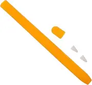 Stylus Case Pencil Tip Tablet Stand for Bed Stylus Pen Pens Pencil Case Cute Pencils Stylus Sleeve Screen Stylus Cover Sleeve Grip Adaptor Charging Adapter Crayon Orange Silica Gel