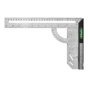 12-Inch Combination Square, Inch/Metric Metal Combo Square, Accurate3177