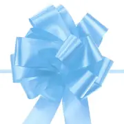 20pcs 5 Inch Large Pull Bow Big Gift Wrapping Bows Ribbon Light Blue for Wedding