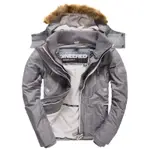 SUPERDRY FUR HOODED ARCTIC WIND ATTACKER LIGHT GERY MARL 代購