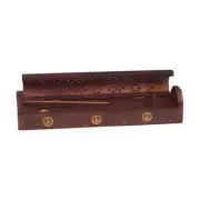 NEW Wooden Incense Holder Burner Box Incense Stick Holder Storage Cone