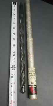 USA! 2MT 39/64" HSS Extra Length Drill 15" OAL Michigan Machinist Tool Bit MT2