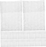 TEMPNAP 50pcs Bag Washing Machine Nozzle Food Envelopes Edge Banding Foldable Cup Holder Heated Envelope Bubbles Shipping Double Layer Envelope Padded Mail Double Nozzle Net or