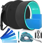 Portable Yoga Wheel with Blocks and Resistance Bands: Perfect Gift for Yogis
