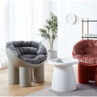 在飛比找ETMall東森購物網優惠-大象腿椅子北歐設計師家具休閑兒童單人沙發椅ins網紅椅民宿凳