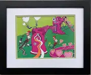 Dr. Seuss "Cat in the Hat Valentine's Day" NEW FRAMED ART Holiday Love