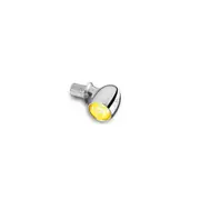 Kellermann LED Flasher Bullet Atto, clear glass, black for Men