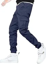 [POSHAX] Mens Tracksuit Bottoms Tracksuit Bottoms Plain Tracksuit Bottoms (TP-16-19)