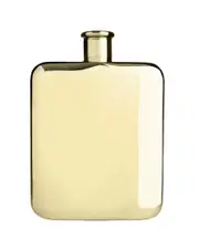 Viski Belmont Gold Plated Flask