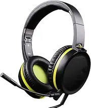 Gaming Headset with Microphone, 7.1 Surround Sound Gaming Headset Detachable Noise Cancellation Microphone Foldable,40 Mm Sound Unit,4D Surround Sound
