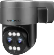 2.5K PTZ WiFi Security Camera Outdoor with PoE, Dual Lens CCTV Home Surveillance