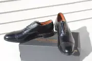 NIB NEW Allen Edmonds FIFTH AVENUE Cap-Toe Oxfords 12 AA Black Made in USA