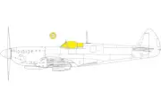 Eduard 1/24 Supermarine Spitfire Mk.VIII Canopies and Wheels Masks for Airfix
