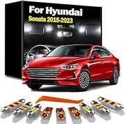 13Pcs LED Interior Dome Map Trunk Light Kit, For Hyundai Sonata 2015 2016 2017 2018 2019 2020 2021 2022 2023 Reading Bulbs