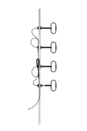 440 MHz (340-500) wide band UHF antenna 4-elements folded dipole 9 DBd 400W