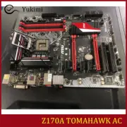FOR MSI Z170A TOMAHAWK DDR4*4 64GB LGA1151 HDMI DVI ATX Ｍotherboard Test OK